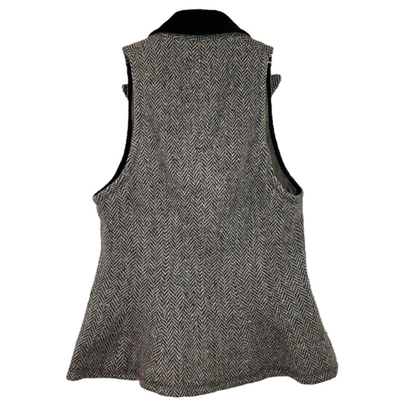 Ralph Lauren - Women’s Herringbone Vest, Wool, Classic Equestrian - Brown Size 4 - Picture 5 of 17